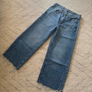 American Eagle Outfitters Super High Rise Baggy Wide Leg Jeans